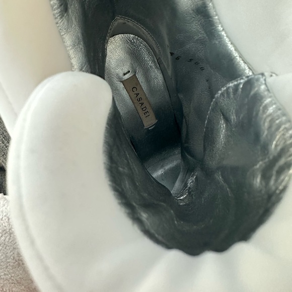 Casadei Authentic Silver boots - Picture 6 of 7